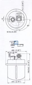 UFI 31.617.00 Топливный фильтр для ACURA (Акура) UFI 31.617.00 Топливный фильтр для ACURA (Акура)
