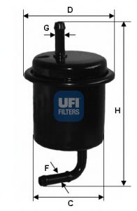 UFI 31.801.00 Топливный фильтр для SUZUKI GRAND VITARA I (Сузуки Гранд витара 1) UFI 31.801.00 Топливный фильтр для SUZUKI GRAND VITARA I (Сузуки Гранд витара 1)