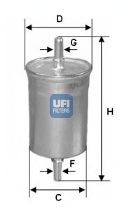 UFI 31.844.00 Топливный фильтр для FORD IKON V (Форд Икон v) UFI 31.844.00 Топливный фильтр для FORD IKON V (Форд Икон v)