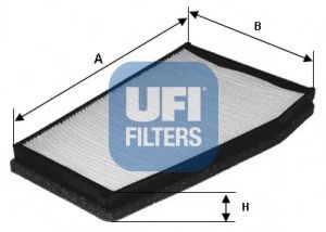UFI 53.085.00 Фильтр, воздух во внутренном пространстве для RENAULT SAFRANE (Рено Сафранэ) UFI 53.085.00 Фильтр, воздух во внутренном пространстве для RENAULT SAFRANE (Рено Сафранэ)