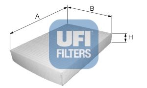 UFI 53.112.00 Фильтр, воздух во внутренном пространстве для KIA SPORTAGE (Киа Спортейдж) UFI 53.112.00 Фильтр, воздух во внутренном пространстве для KIA SPORTAGE (Киа Спортейдж)