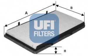 UFI 53.131.00 Фильтр, воздух во внутренном пространстве для RENAULT (Рено) UFI 53.131.00 Фильтр, воздух во внутренном пространстве для RENAULT (Рено)