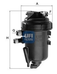 UFI 55.173.00 Топливный фильтр для FIAT 500 C (Фиат 500 c) UFI 55.173.00 Топливный фильтр для FIAT 500 C (Фиат 500 c)