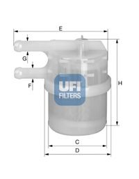 UFI 31.020.00 Топливный фильтр для MITSUBISHI CHARIOT (Митсубиши/митсубиси Чариот) UFI 31.020.00 Топливный фильтр для MITSUBISHI CHARIOT (Митсубиши/митсубиси Чариот)