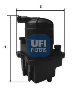 UFI 24.088.00 Топливный фильтр для RENAULT MODUS / GRAND MODUS (Рено Модус / гранд модус) UFI 24.088.00 Топливный фильтр для RENAULT MODUS / GRAND MODUS (Рено Модус / гранд модус)