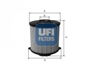 UFI 26.058.00 Топливный фильтр для CHEVROLET CRUZE (Шевроле Круз) UFI 26.058.00 Топливный фильтр для CHEVROLET CRUZE (Шевроле Круз)