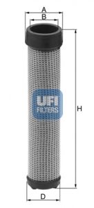 UFI 27.404.00 Фильтр добавочного воздуха для VOLVO (Вольво) UFI 27.404.00 Фильтр добавочного воздуха для VOLVO (Вольво)