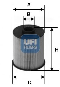 UFI 26.077.00 Топливный фильтр для HONDA CR-V IV (Хонда Срв 4) UFI 26.077.00 Топливный фильтр для HONDA CR-V IV (Хонда Срв 4)