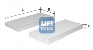 UFI 53.253.00 Фильтр, воздух во внутренном пространстве для BMW X4 (Бмв Х4) UFI 53.253.00 Фильтр, воздух во внутренном пространстве для BMW X4 (Бмв Х4)