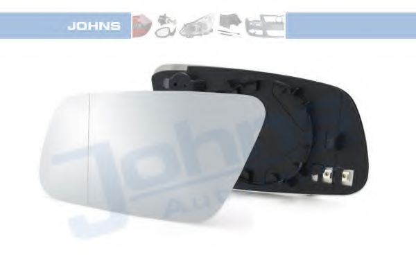JOHNS 13 09 37-83 Зеркальное стекло, наружное зеркало для AUDI A4 (Ауди А4) JOHNS 13 09 37-83 Зеркальное стекло, наружное зеркало для AUDI A4 (Ауди А4)