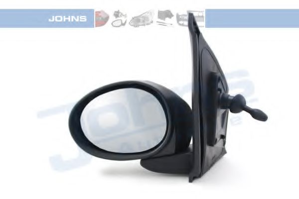 JOHNS 23 01 37-1 Наружное зеркало для PEUGEOT 107 (Пежо 107) JOHNS 23 01 37-1 Наружное зеркало для PEUGEOT 107 (Пежо 107)