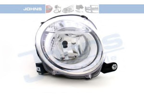JOHNS 30 03 10 Основная фара для FIAT 500 C (Фиат 500 c) JOHNS 30 03 10 Основная фара для FIAT 500 C (Фиат 500 c)