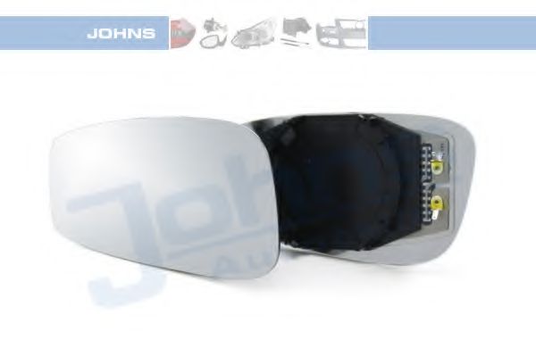 JOHNS 30 91 37-81 Зеркальное стекло, наружное зеркало для FIAT IDEA (Фиат Идэа)