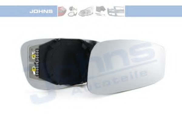 JOHNS 30 91 38-81 Зеркальное стекло, наружное зеркало для FIAT IDEA (Фиат Идэа)