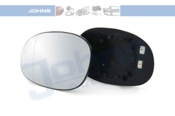 JOHNS 57 26 37-81 Зеркальное стекло, наружное зеркало для PEUGEOT 206 (Пежо 206)