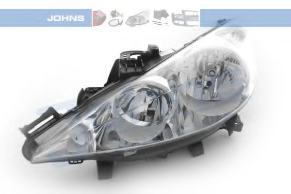 JOHNS 57 27 09 Основная фара для PEUGEOT 207 (Пежо 207) JOHNS 57 27 09 Основная фара для PEUGEOT 207 (Пежо 207)