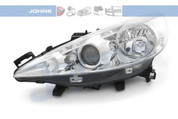 JOHNS 57 27 09-2 Основная фара для PEUGEOT 207 (Пежо 207) JOHNS 57 27 09-2 Основная фара для PEUGEOT 207 (Пежо 207)