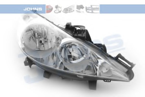 JOHNS 57 27 10 Основная фара для PEUGEOT 207 (Пежо 207) JOHNS 57 27 10 Основная фара для PEUGEOT 207 (Пежо 207)