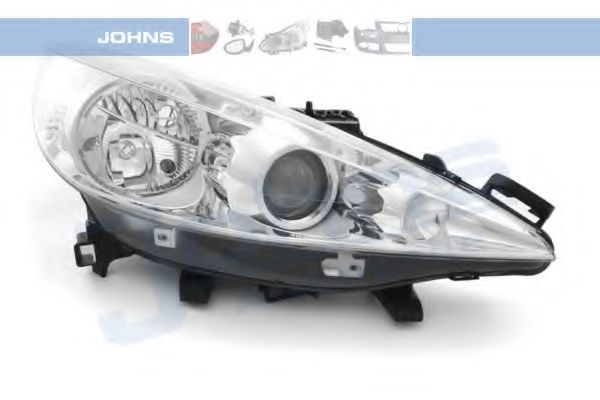JOHNS 57 27 10-2 Основная фара для PEUGEOT 207 (Пежо 207) JOHNS 57 27 10-2 Основная фара для PEUGEOT 207 (Пежо 207)
