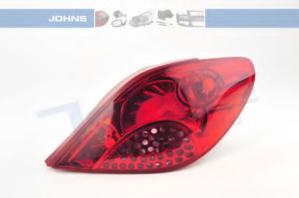 JOHNS 57 27 88-1 Задний фонарь для PEUGEOT 207 (Пежо 207) JOHNS 57 27 88-1 Задний фонарь для PEUGEOT 207 (Пежо 207)