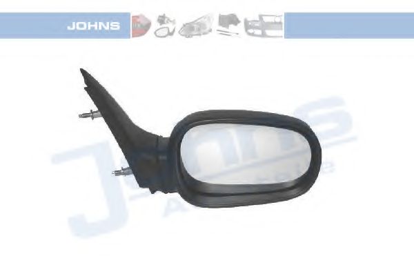 JOHNS 60 06 38-61 Наружное зеркало для RENAULT CLIO I (Рено Cлио и) JOHNS 60 06 38-61 Наружное зеркало для RENAULT CLIO I (Рено Cлио и)