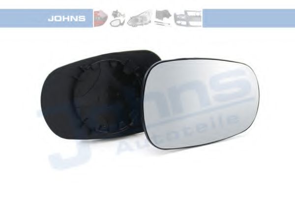 JOHNS 60 08 38-81 Зеркальное стекло, наружное зеркало для RENAULT MEGANE SCENIC (Рено Меган сценик) JOHNS 60 08 38-81 Зеркальное стекло, наружное зеркало для RENAULT MEGANE SCENIC (Рено Меган сценик)