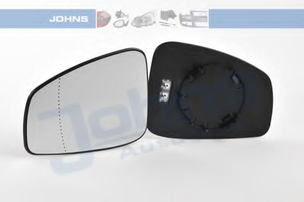 JOHNS 60 26 37-81 Зеркальное стекло, наружное зеркало для RENAULT LAGUNA III ER (Рено Лагуна 3 ер)