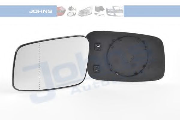 JOHNS 90 33 37-80 Зеркальное стекло, наружное зеркало для VOLVO C70 I (Вольво C70 и) JOHNS 90 33 37-80 Зеркальное стекло, наружное зеркало для VOLVO C70 I (Вольво C70 и)