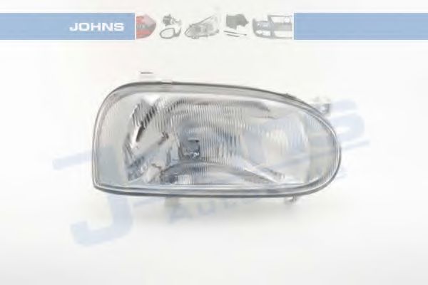 JOHNS 95 38 10 Основная фара для VOLKSWAGEN GOLF III (Фольксваген Гольф 3) JOHNS 95 38 10 Основная фара для VOLKSWAGEN GOLF III (Фольксваген Гольф 3)