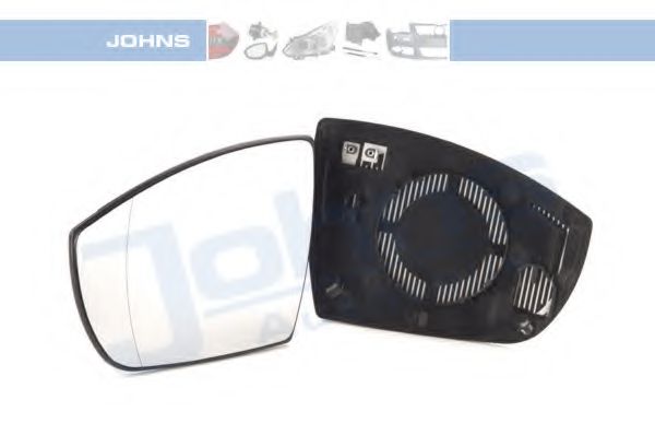 JOHNS 32 75 37-81 Зеркальное стекло, наружное зеркало для FORD KUGA I (Форд Куга 1) JOHNS 32 75 37-81 Зеркальное стекло, наружное зеркало для FORD KUGA I (Форд Куга 1)