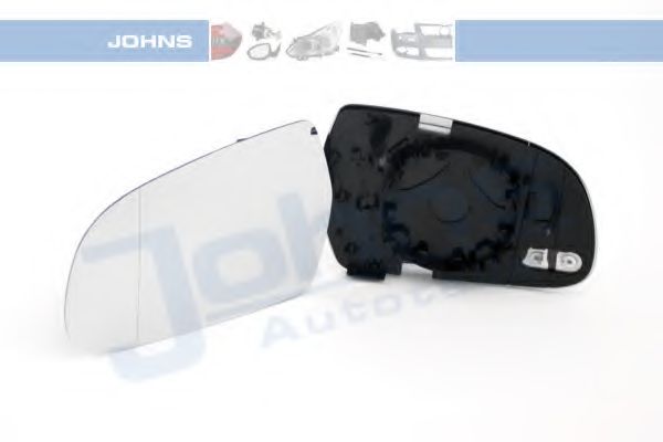 JOHNS 13 12 37-87 Зеркальное стекло, наружное зеркало для AUDI A5 (Ауди А5) JOHNS 13 12 37-87 Зеркальное стекло, наружное зеркало для AUDI A5 (Ауди А5)