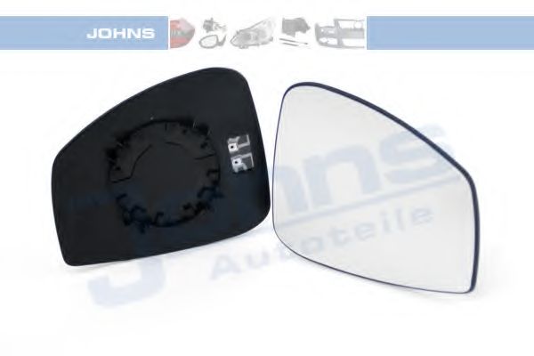 JOHNS 60 33 38-81 Зеркальное стекло, наружное зеркало для RENAULT GRAND SCNIC III (Рено Гранд сценик 3) JOHNS 60 33 38-81 Зеркальное стекло, наружное зеркало для RENAULT GRAND SCNIC III (Рено Гранд сценик 3)