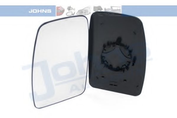 JOHNS 60 92 37-80 Зеркальное стекло, наружное зеркало для OPEL MOVANO B (Опель Моvано б)