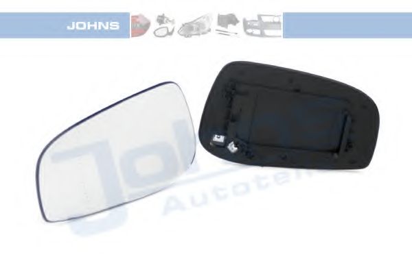 JOHNS 90 22 37-83 Зеркальное стекло, наружное зеркало для VOLVO S60 I (Вольво S60 1) JOHNS 90 22 37-83 Зеркальное стекло, наружное зеркало для VOLVO S60 I (Вольво S60 1)