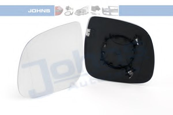 JOHNS 95 67 37-85 Зеркальное стекло, наружное зеркало для VOLKSWAGEN T5 (Фольксваген Т5) JOHNS 95 67 37-85 Зеркальное стекло, наружное зеркало для VOLKSWAGEN T5 (Фольксваген Т5)