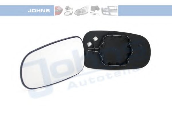 JOHNS 65 14 37-81 Зеркальное стекло, наружное зеркало для SAAB 9-5 (Сааб 9-5) JOHNS 65 14 37-81 Зеркальное стекло, наружное зеркало для SAAB 9-5 (Сааб 9-5)