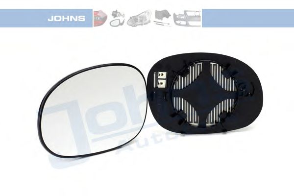 JOHNS 23 07 37-81 Зеркальное стекло, наружное зеркало для CITROËN C3 I (CитроËн С3 1) JOHNS 23 07 37-81 Зеркальное стекло, наружное зеркало для CITROËN C3 I (CитроËн С3 1)