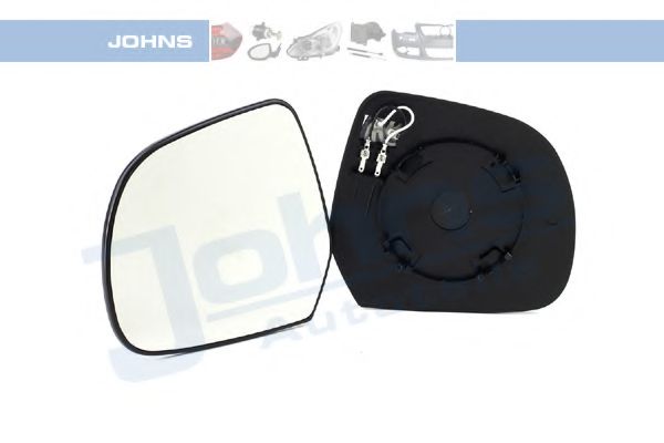 JOHNS 25 71 37-81 Зеркальное стекло, наружное зеркало для DACIA DOKKER (Дача Доккэр) JOHNS 25 71 37-81 Зеркальное стекло, наружное зеркало для DACIA DOKKER (Дача Доккэр)
