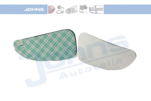 JOHNS 60 92 38-82 Зеркальное стекло, наружное зеркало для OPEL MOVANO B (Опель Моvано б)