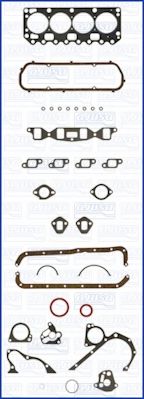 AJUSA 50003000 Комплект прокладок, двигатель для FORD FIESTA (Форд Фиэста) AJUSA 50003000 Комплект прокладок, двигатель для FORD FIESTA (Форд Фиэста)