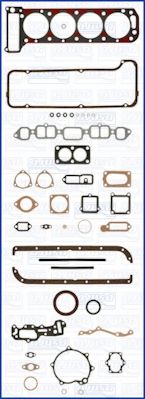 AJUSA 50019500 Комплект прокладок, двигатель для OPEL MANTA B CC (Опель Манта б cc) AJUSA 50019500 Комплект прокладок, двигатель для OPEL MANTA B CC (Опель Манта б cc)