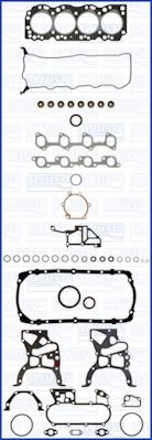 AJUSA 50030000 Комплект прокладок, двигатель для TOYOTA HIACE II (Тойота/тоета Хиаcэ 2) AJUSA 50030000 Комплект прокладок, двигатель для TOYOTA HIACE II (Тойота/тоета Хиаcэ 2)