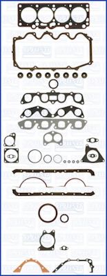 AJUSA 50109100 Комплект прокладок, двигатель для FORD ESCORT III (Форд Эсcорт 3) AJUSA 50109100 Комплект прокладок, двигатель для FORD ESCORT III (Форд Эсcорт 3)
