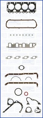 AJUSA 50155700 Комплект прокладок, двигатель для FORD FIESTA (Форд Фиэста) AJUSA 50155700 Комплект прокладок, двигатель для FORD FIESTA (Форд Фиэста)