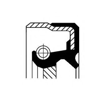 CORTECO 20026342B Уплотняющее кольцо, коленчатый вал 