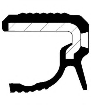 CORTECO 20036307B Уплотняющее кольцо, коленчатый вал 