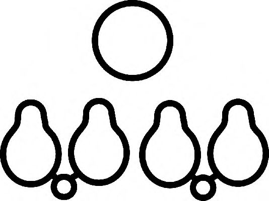 CORTECO 023244H Прокладка, впускной коллектор для FIAT ULYSSE (Фиат Улисс) CORTECO 023244H Прокладка, впускной коллектор для FIAT ULYSSE (Фиат Улисс)