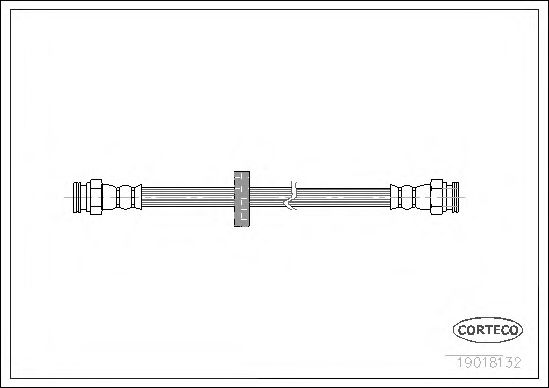 CORTECO 19018132 Тормозной шланг для FIAT BRAVA (Фиат Брава) CORTECO 19018132 Тормозной шланг для FIAT BRAVA (Фиат Брава)