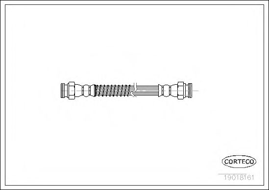 CORTECO 19018161 Тормозной шланг для PEUGEOT 305 II (Пежо 305 2) CORTECO 19018161 Тормозной шланг для PEUGEOT 305 II (Пежо 305 2)