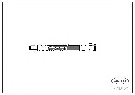 CORTECO 19018162 Тормозной шланг для PEUGEOT 305 II (Пежо 305 2) CORTECO 19018162 Тормозной шланг для PEUGEOT 305 II (Пежо 305 2)